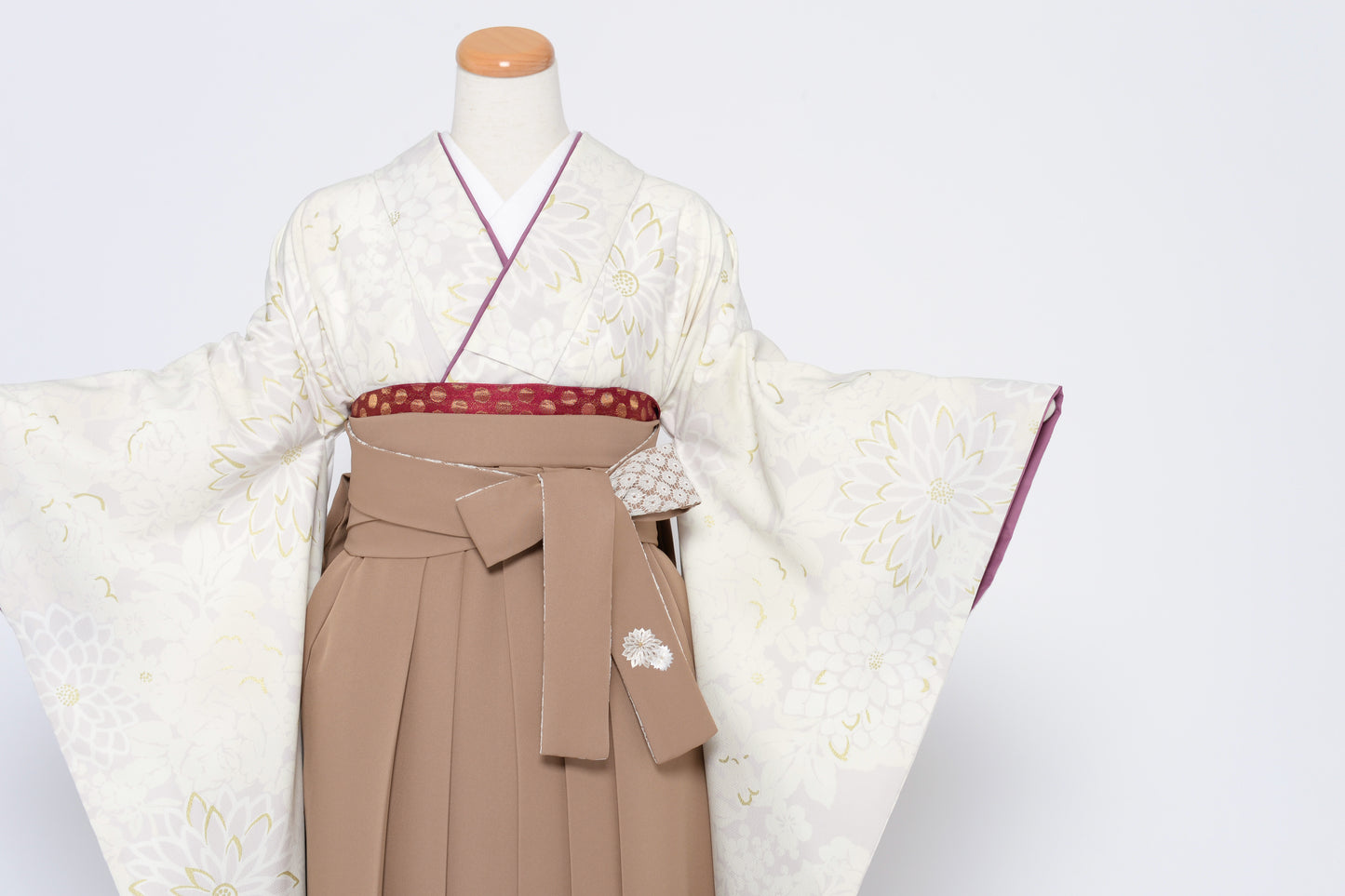 卒業袴のレンタル衣装 商品詳細ページ【かわいい、ナチュラル】【卒業袴190-h128】