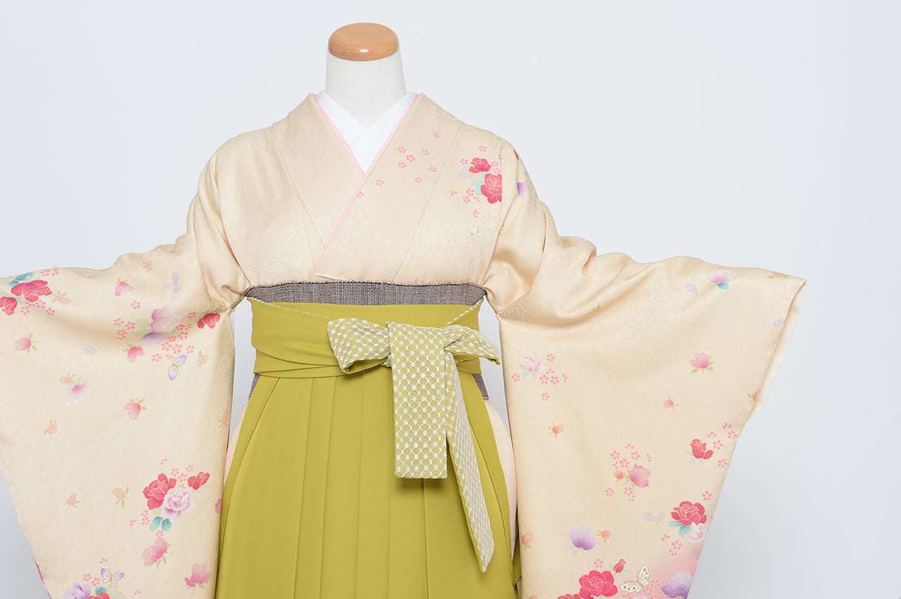 卒業袴のレンタル衣装 商品詳細ページ【カワイイ】【卒業袴197-h092】