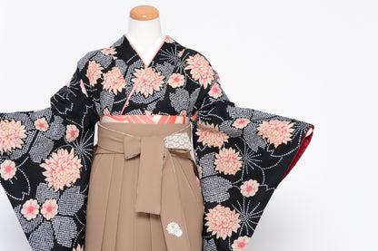 卒業袴のレンタル衣装 商品詳細ページ【古典、かわいい】【卒業袴121-h128】