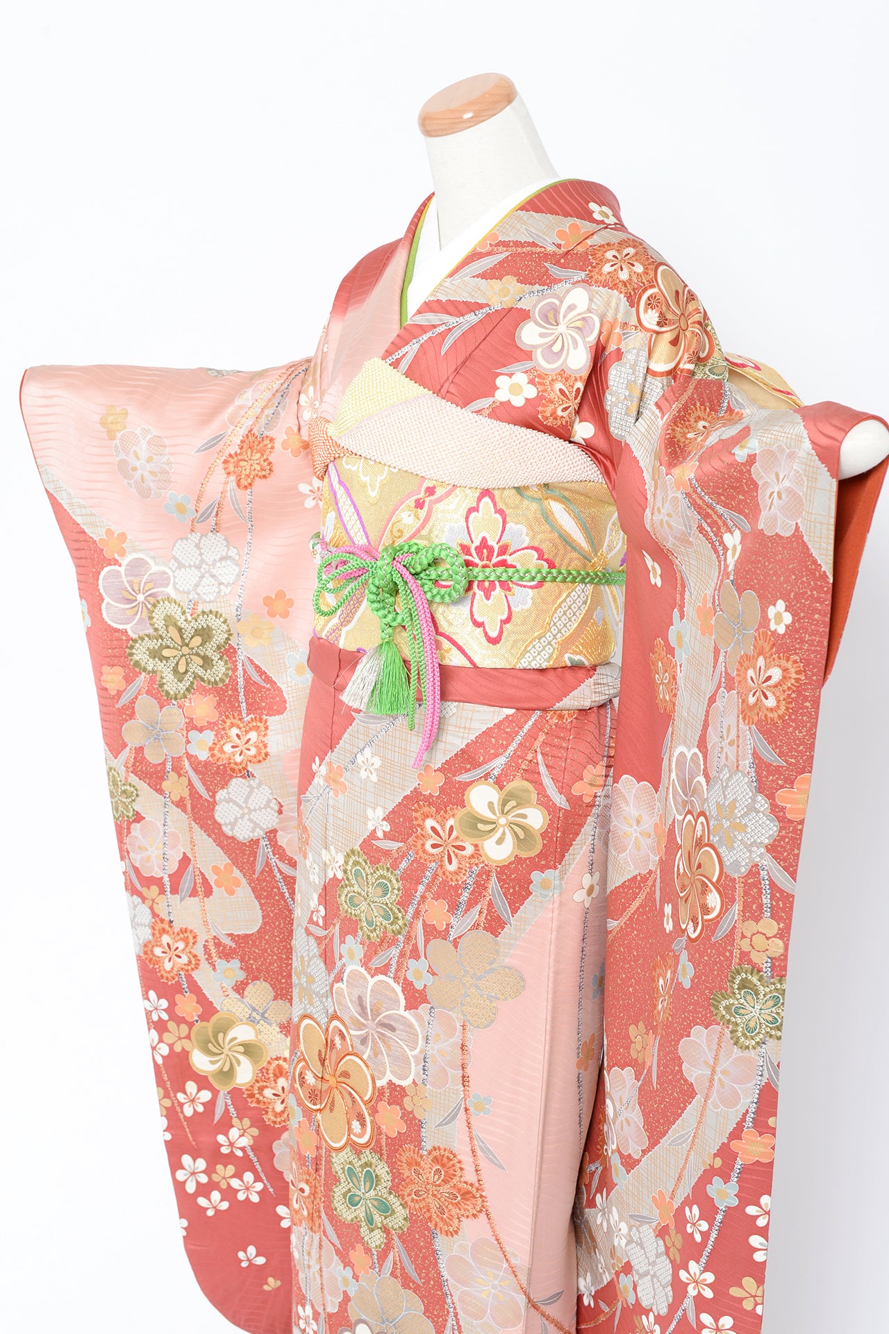 成人式の振袖レンタル衣装 商品詳細ページ 【赤、ピンク】【振袖