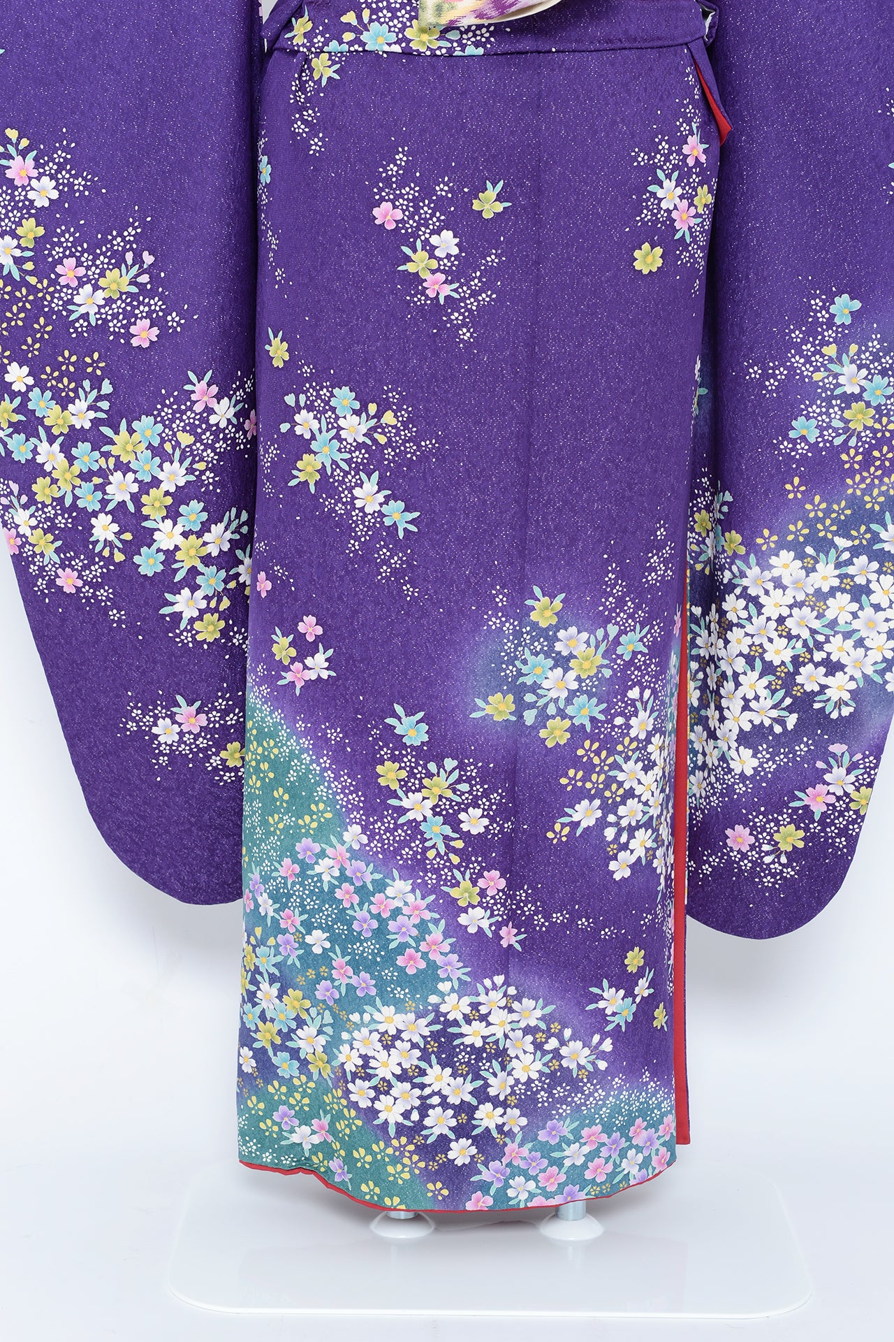 成人式の振袖レンタル衣装 商品詳細ページ 【紫】【振袖f037